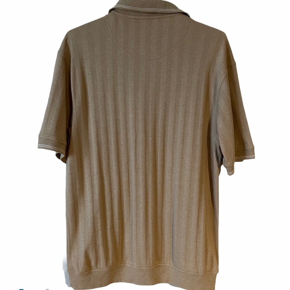 Arnold Palmer Tan Golf Polo Shirt, size Small - Picture 3 of 5